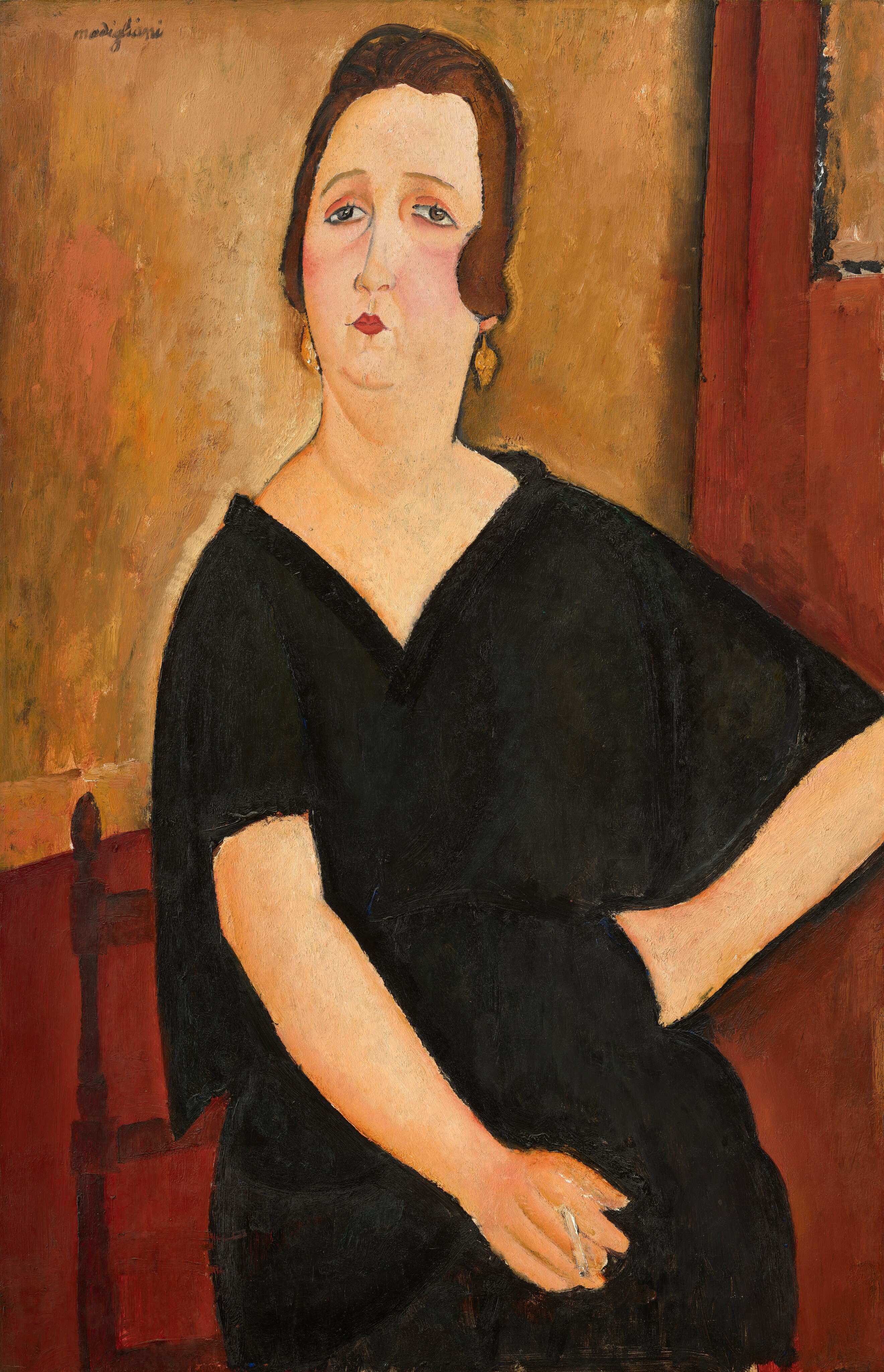 Madame Amédée (Woman with Cigarette) - Amedeo Modigliani