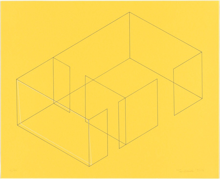 Untitled from Eight Variations for Galerie Heiner Friedrich (Acht Variationen für die Galerie Heiner Friedrich) - Caspar David Friedrich