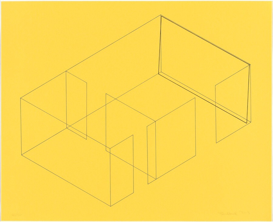 Untitled from Eight Variations for Galerie Heiner Friedrich (Acht Variationen für die Galerie Heiner Friedrich) - Caspar David Friedrich