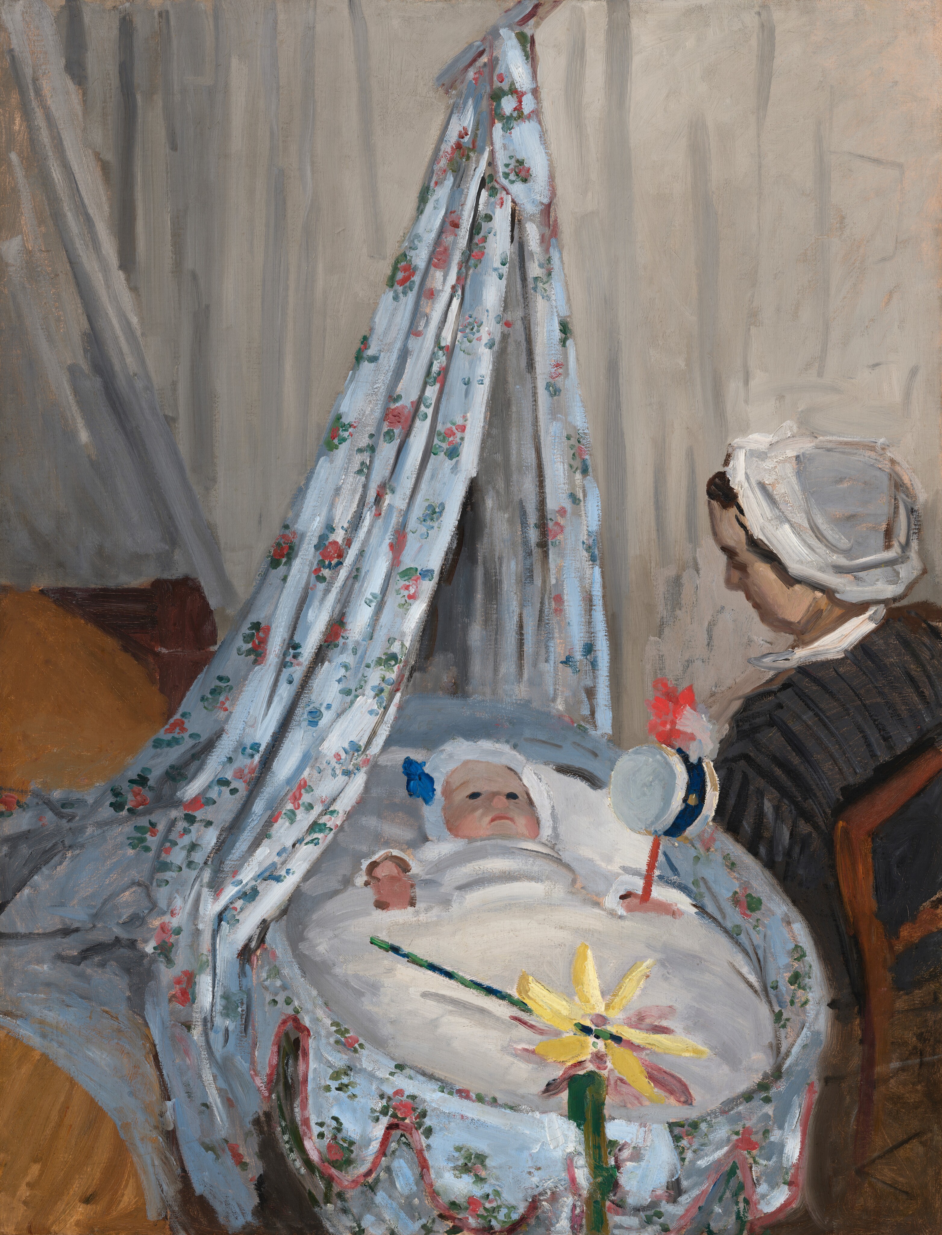 The Cradle - Camille with the Artist's Son Jean - Claude Monet