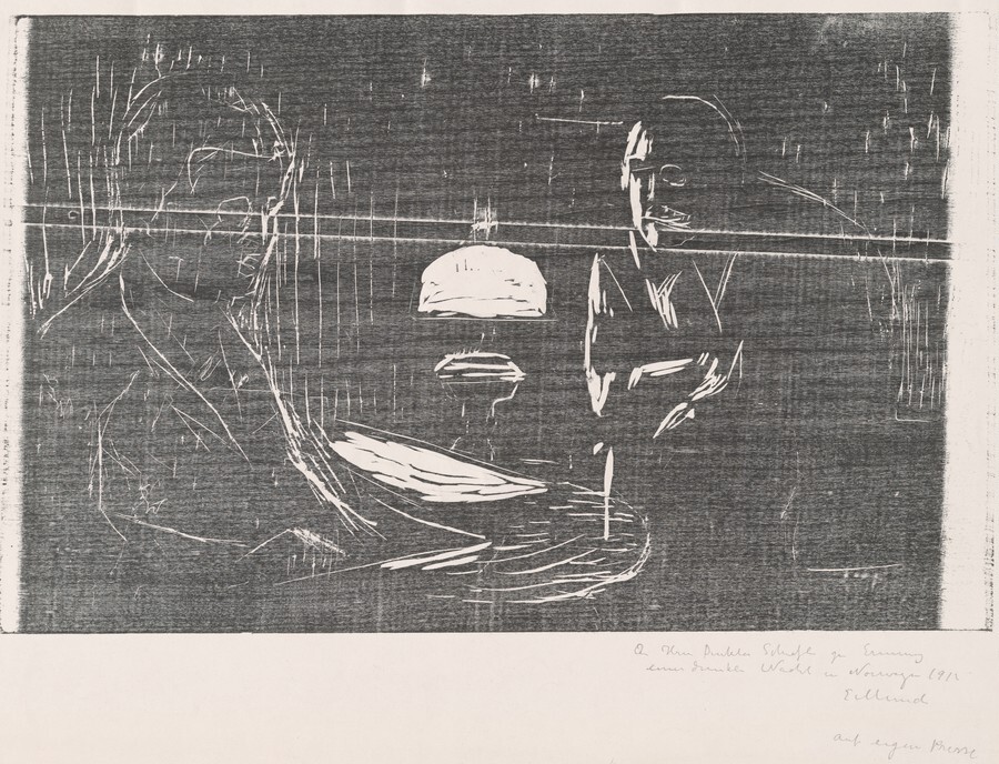 Munch and Schiefler at Hvitsten (Munch og Schiefler i Hvitsten) - Edvard Munch
