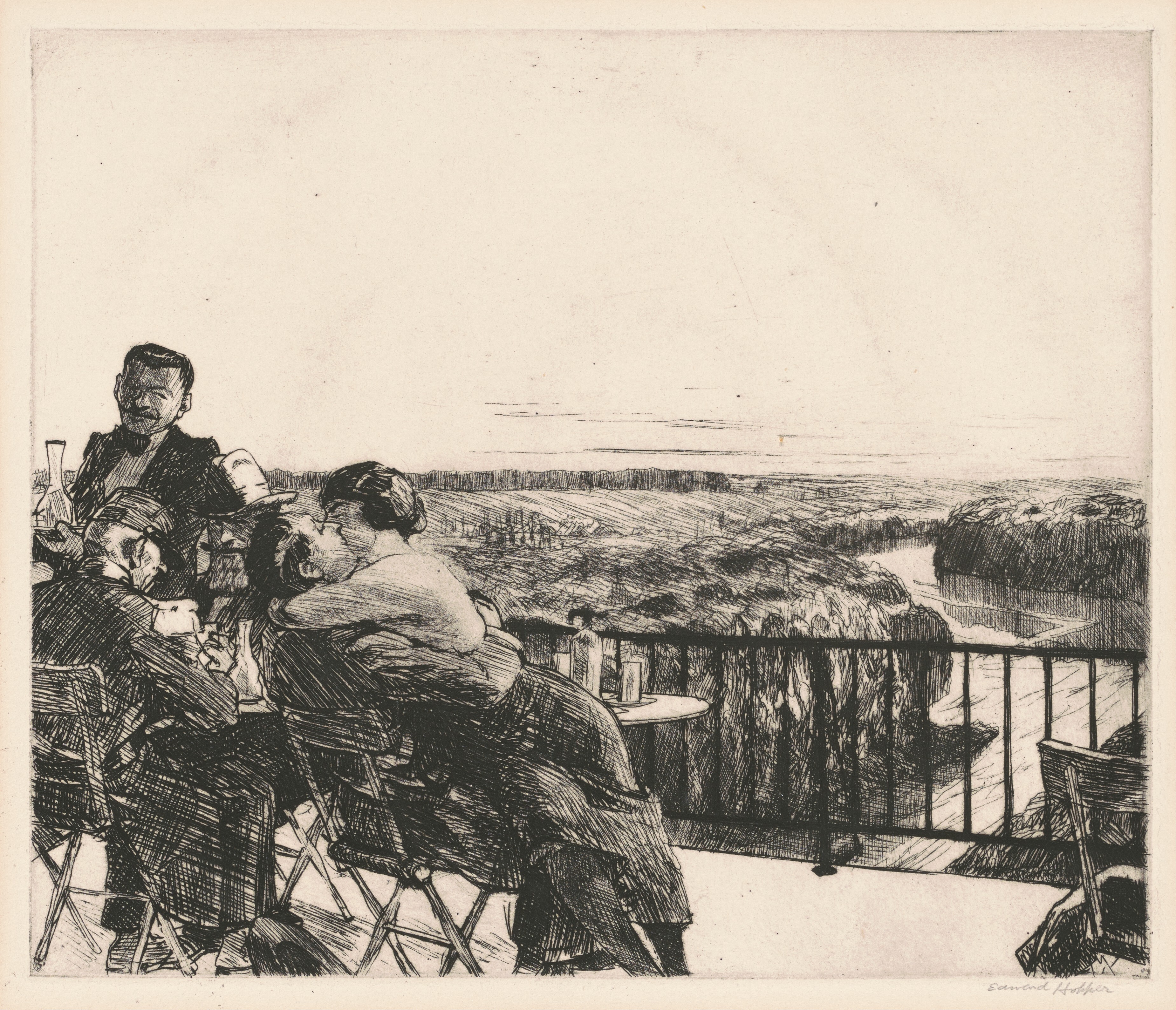 Les Deux Pigeons - Edward Hopper