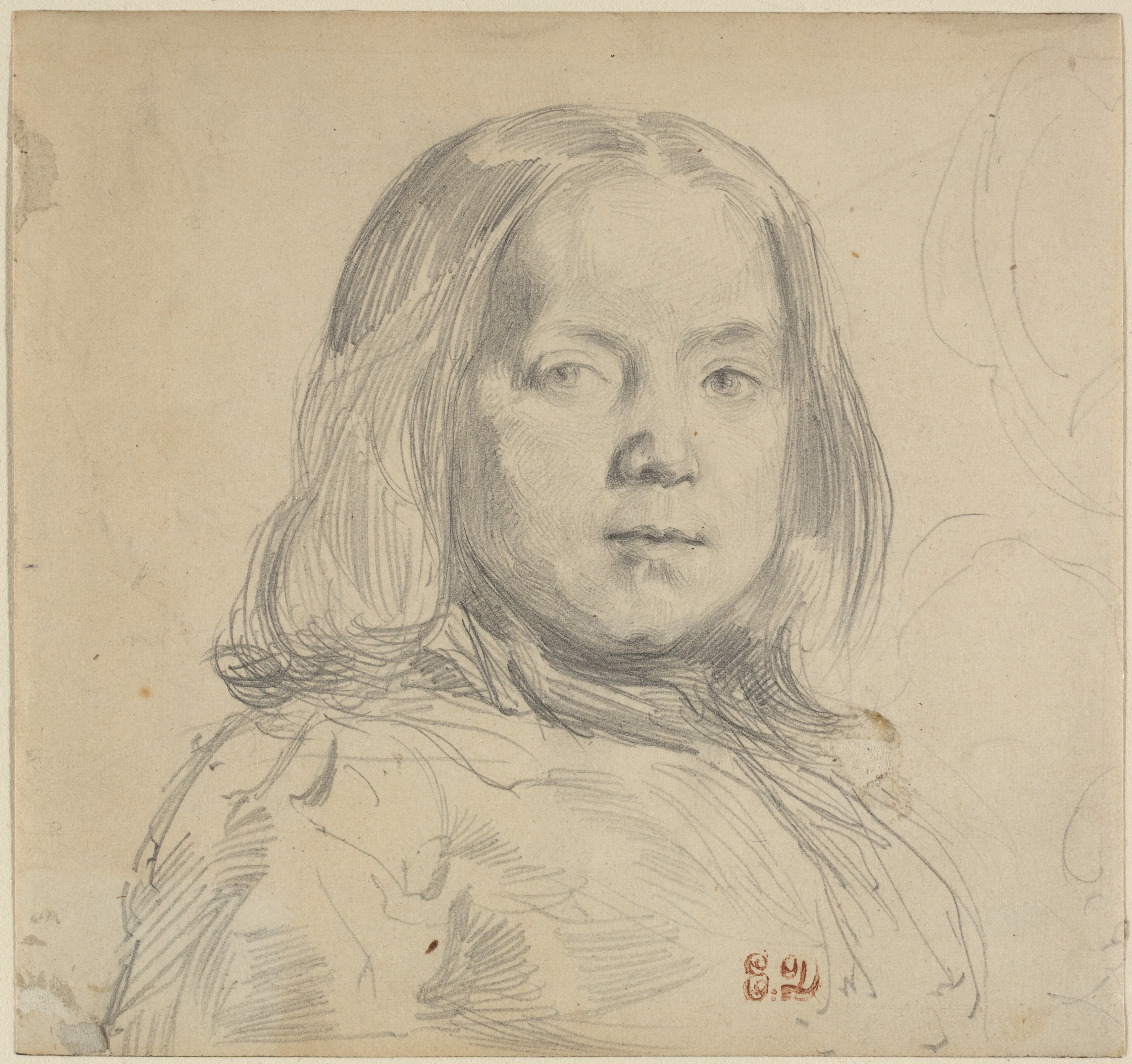 Portrait of a Child - Eugène Delacroix