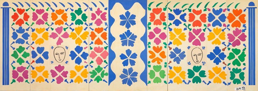 Large Decoration with Masks - Henri Matisse