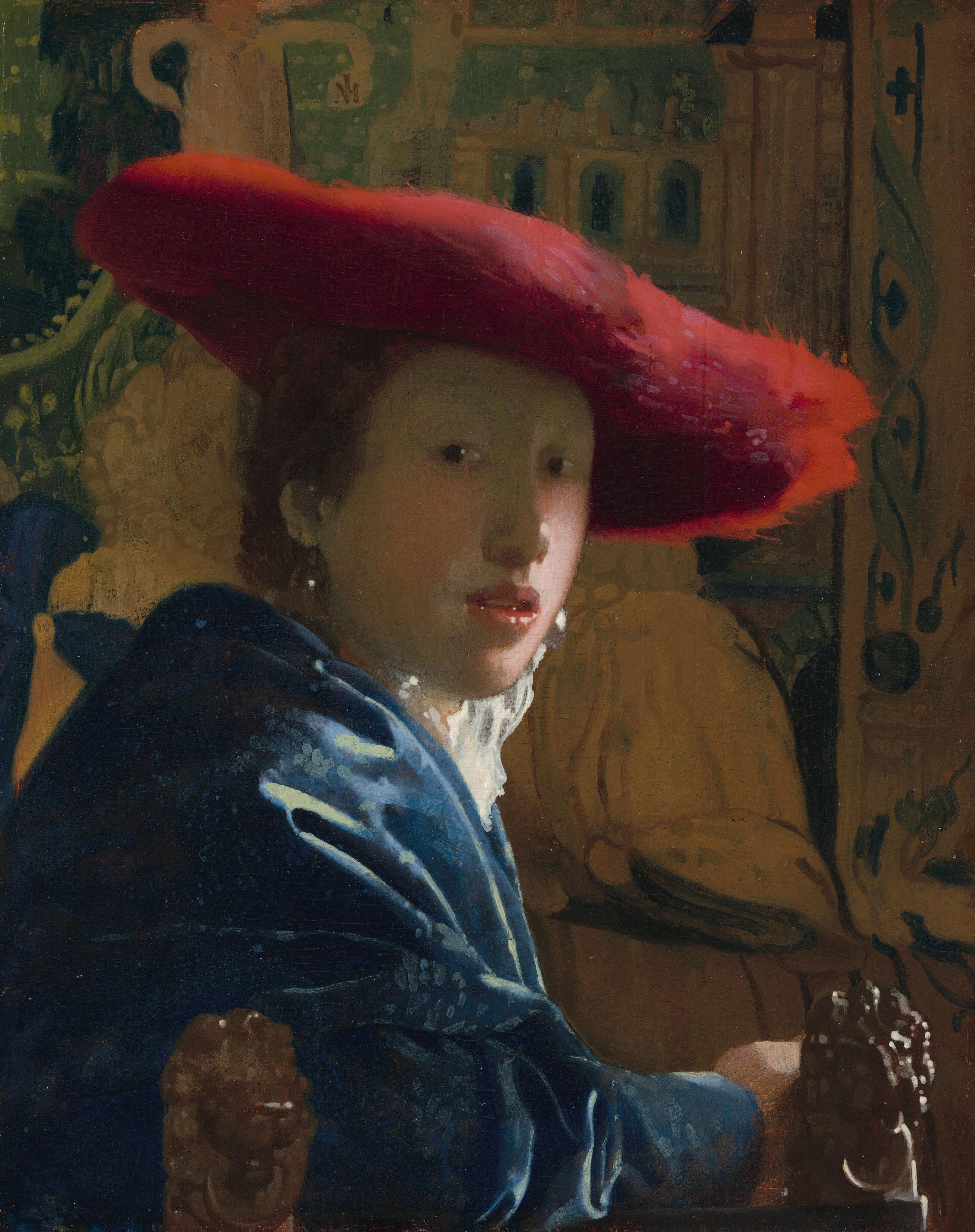 Girl with the Red Hat - Johannes Vermeer