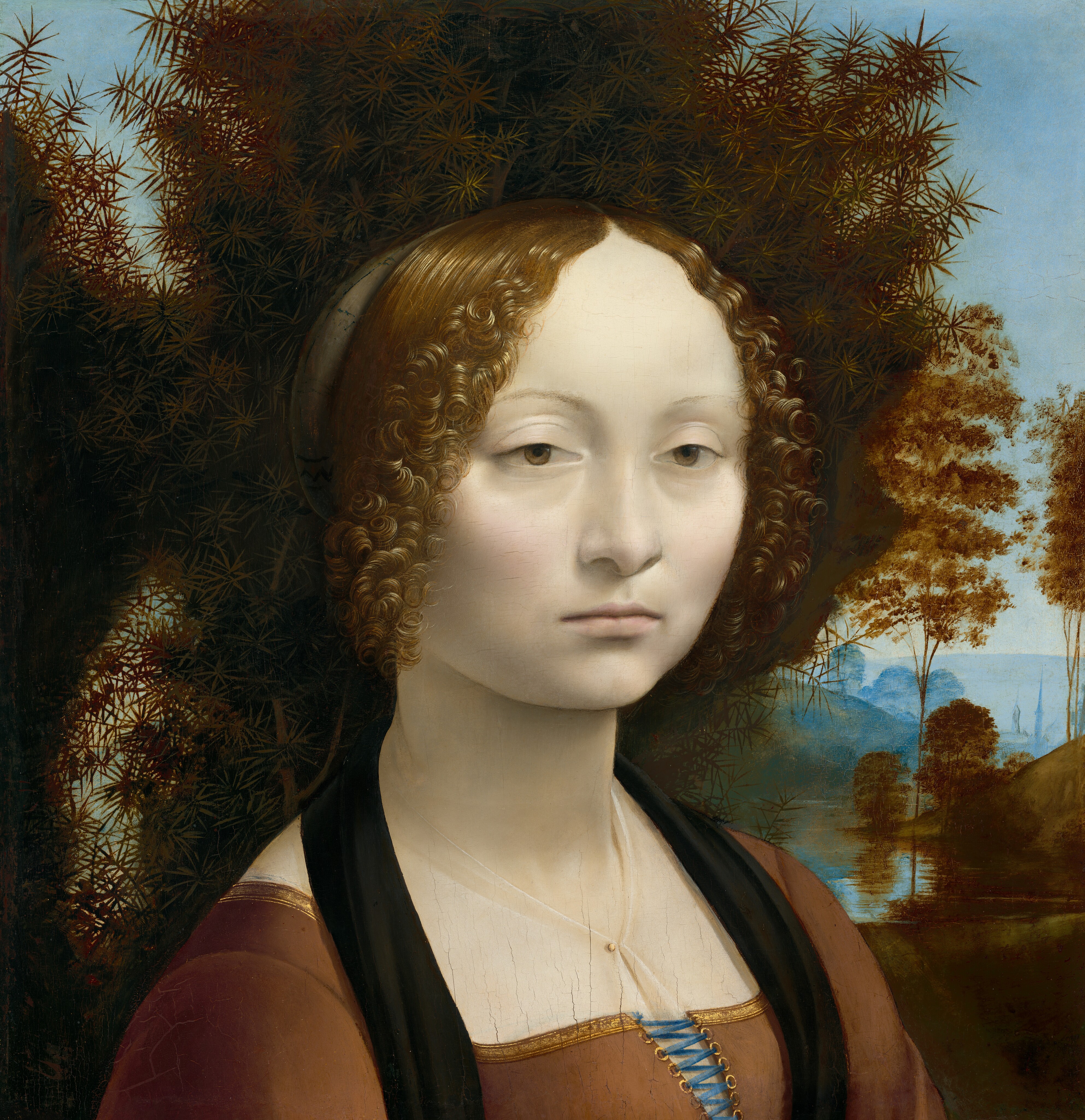 Ginevra de' Benci [obverse] - Leonardo da Vinci