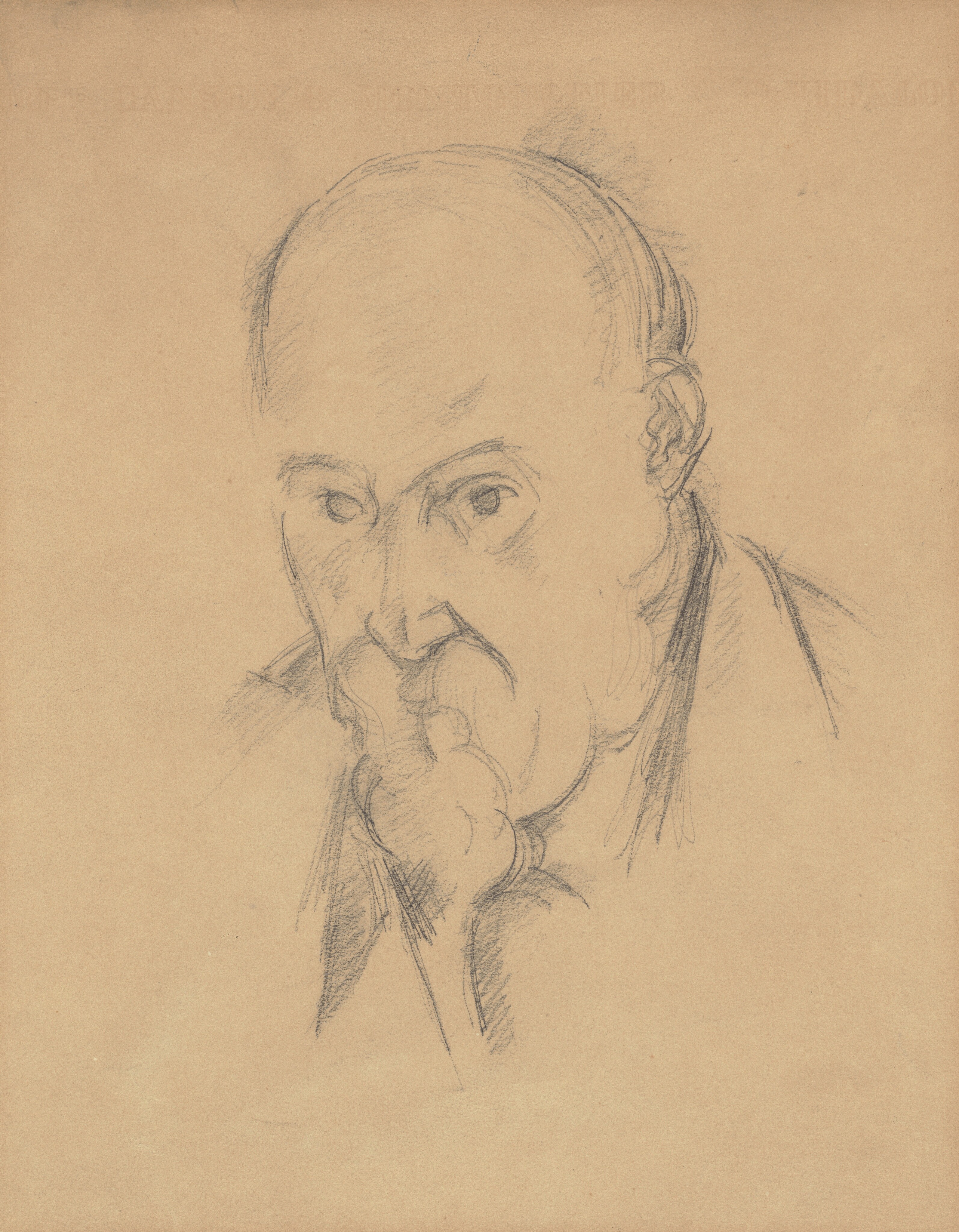 Self-Portrait [recto] - Paul Cézanne