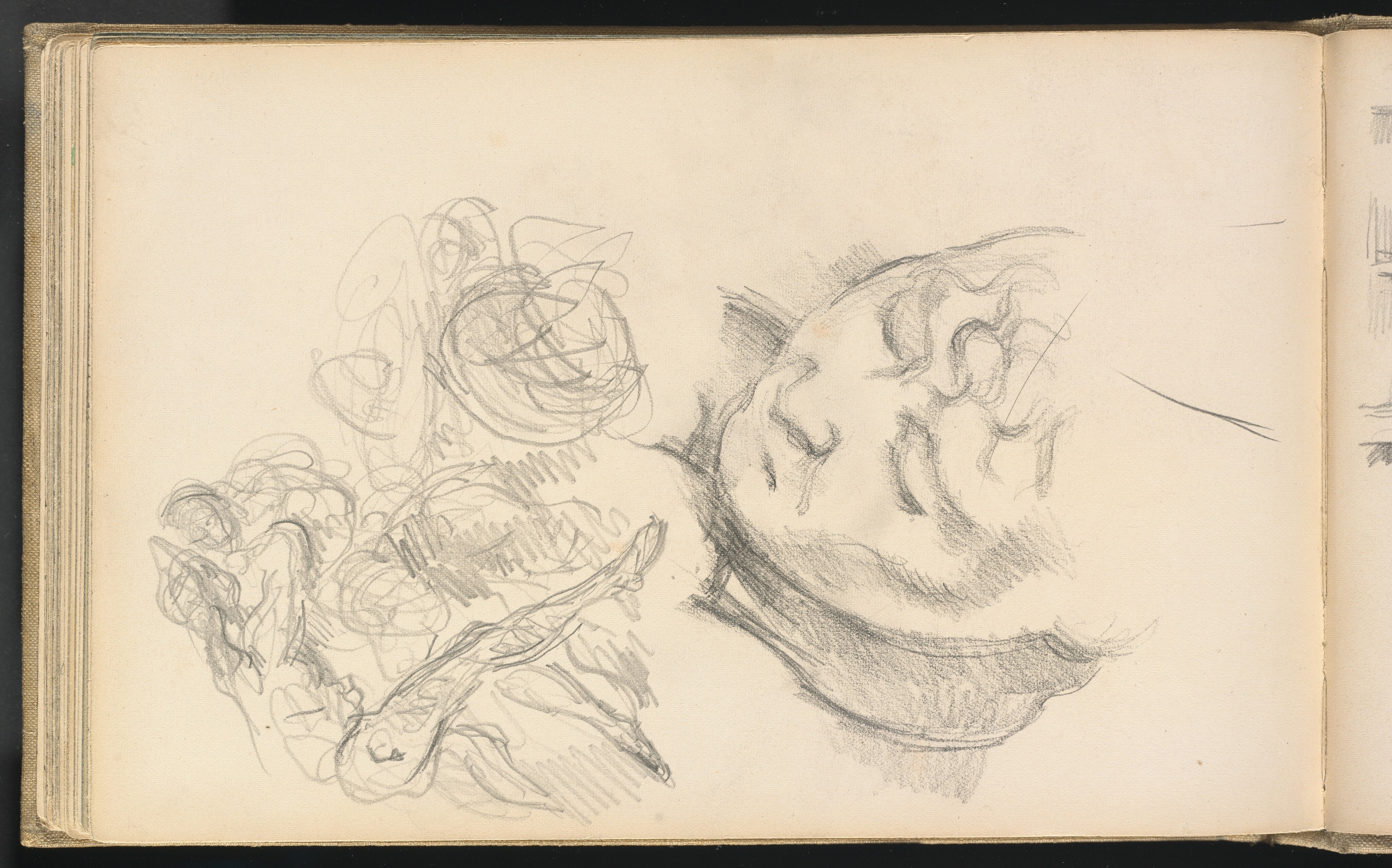Studies Including Madame Cezanne - Paul Cézanne