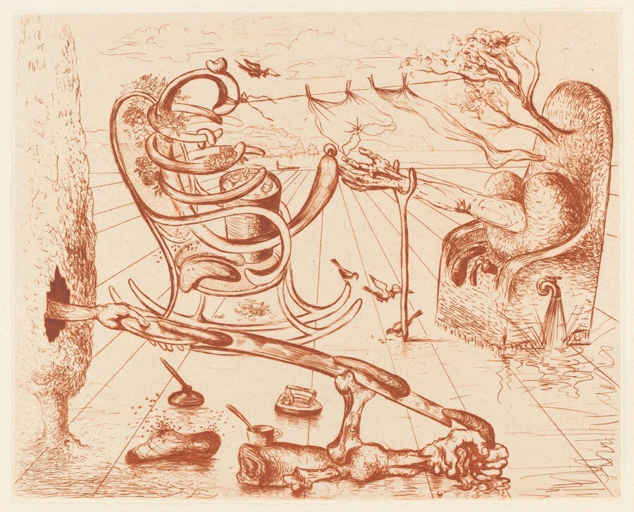 Fantastic Beach Scene - Salvador Dalí