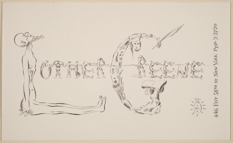 Luther Greene Calling Card - Salvador Dalí
