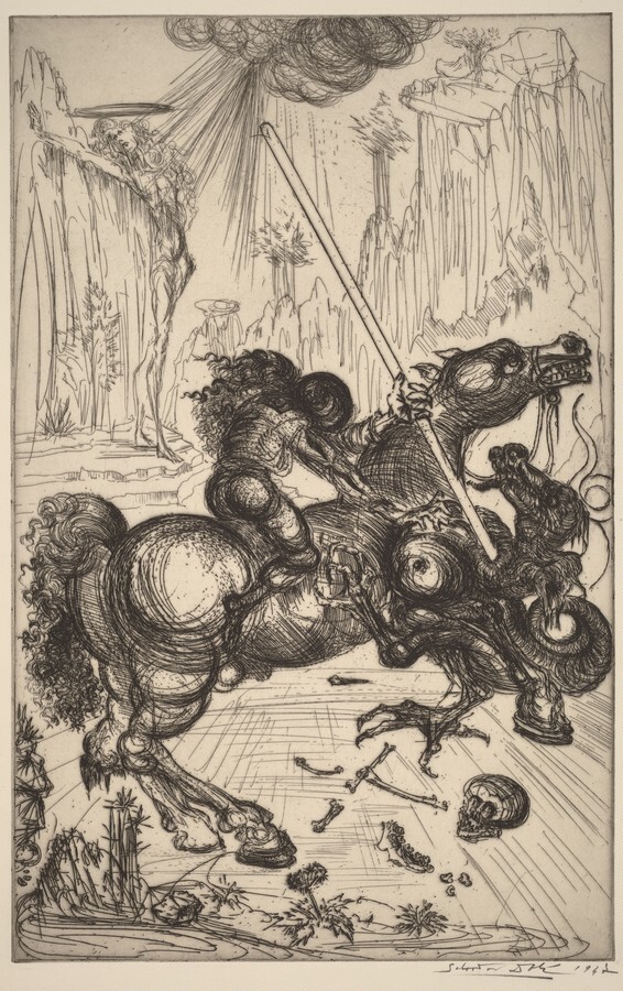 Saint George and the Dragon - Salvador Dalí