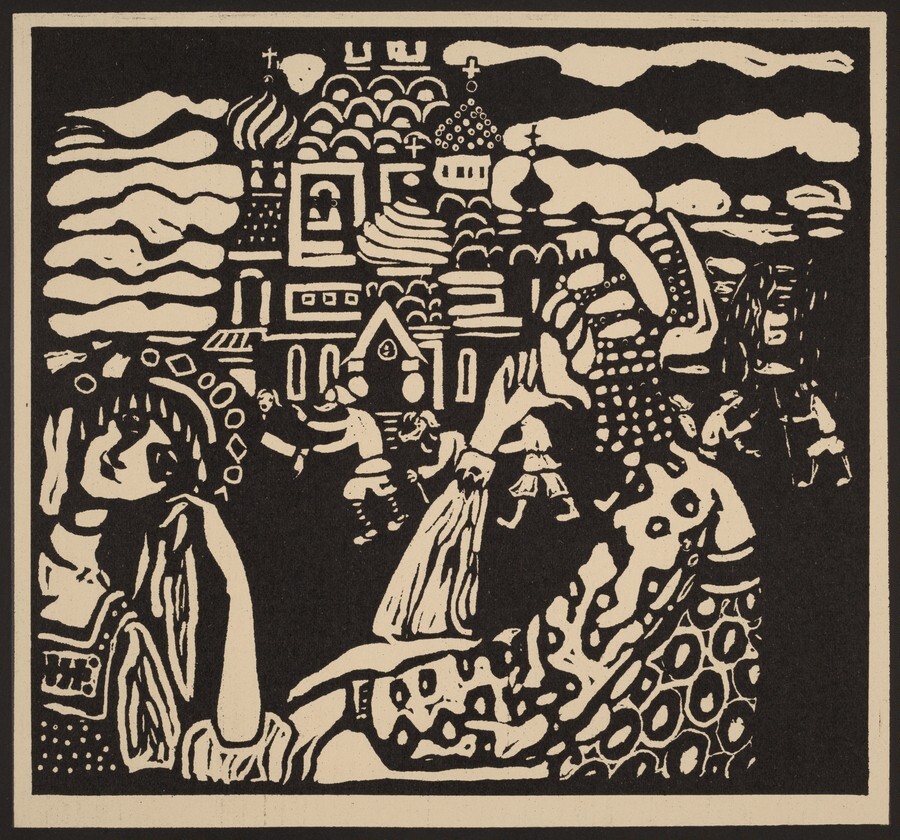 L'Église - Wassily Kandinsky