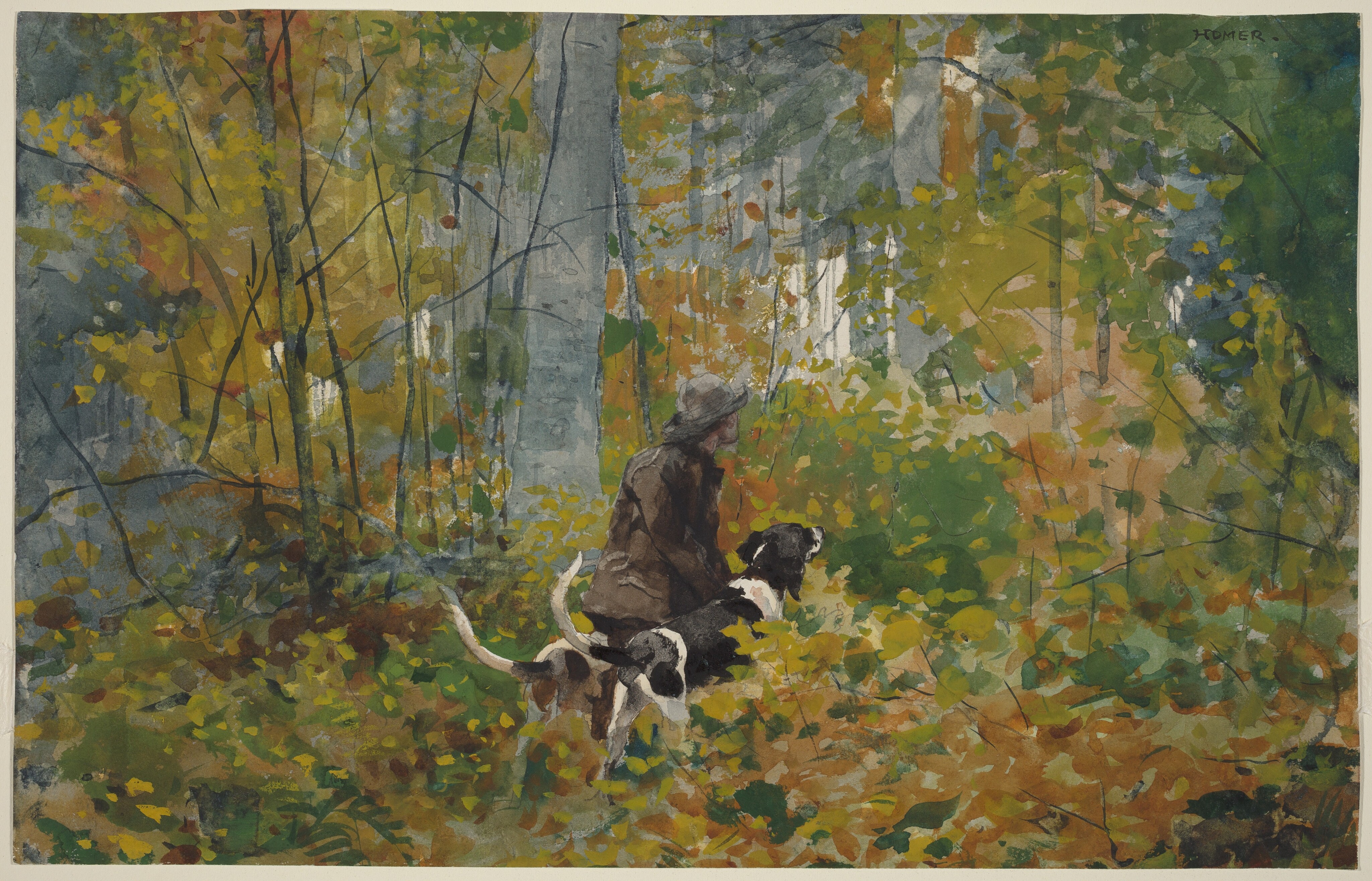 On the Trail - Winslow Homer